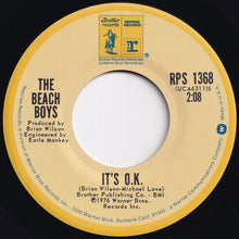 画像をギャラリービューアに読み込む, Beach Boys - It&#39;s O.K. / Had To Phone Ya (7 inch Record / Used)
