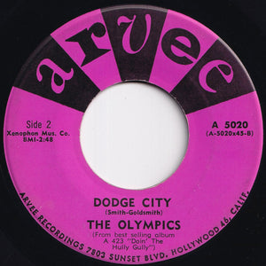 Olympics - Dance By The Light Of The Moon / Dodge City (7 inch Record / Used)