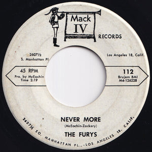 Furys - Zing! Went The Strings Of My Heart / Never More (7 inch Record / Used)