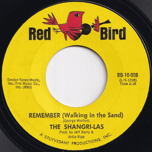 Shangri-Las - Remember (Walkin' In The Sand) / It's Easier To Cry (7 inch Record / Used)