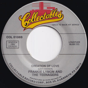 Frankie Lymon And The Teenagers - Goody Goody / Creation Of Love (7 inch Record / Used)