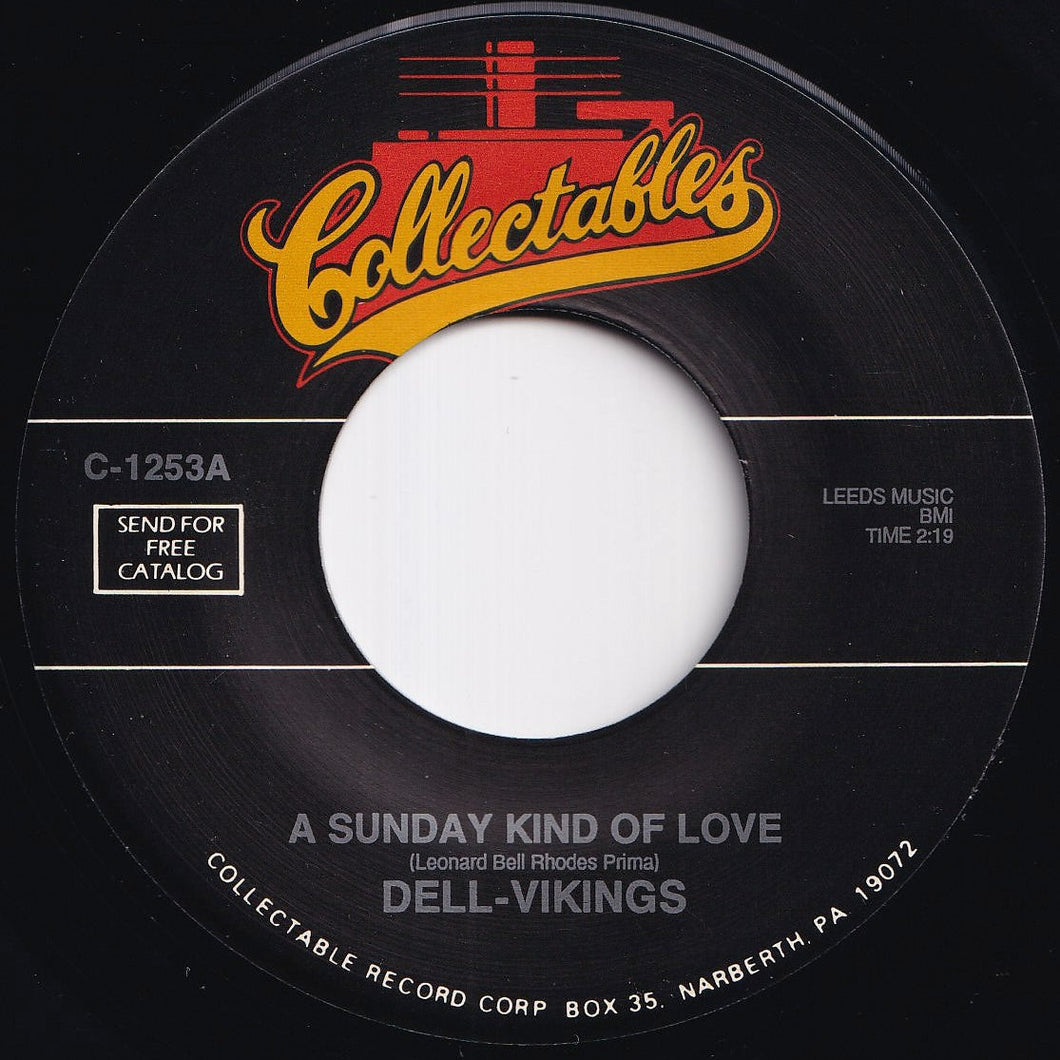Dell Vikings - A Sunday Kind Of Love / Over The Rainbow (7 inch Record / Used)
