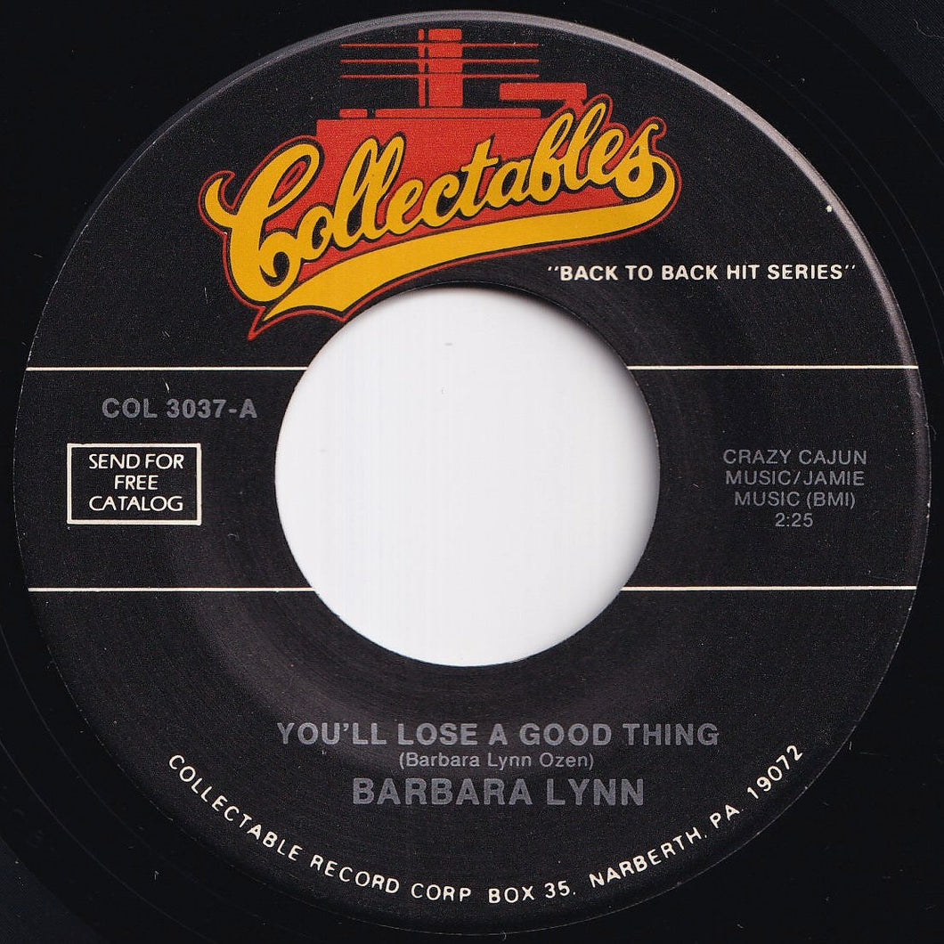 Barbara Lynn / The Chantels - You'll Lose A Good Thing / Look In My Eyes (7 inch Record / Used)