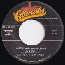 Load image into Gallery viewer, Dion &amp; The Belmonts - That&#39;s My Desire / When You Wish Upon A Star (7 inch Record / Used)
