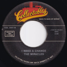 画像をギャラリービューアに読み込む, Miracles - All I Want (Is You) / I Need A Change (7 inch Record / Used)
