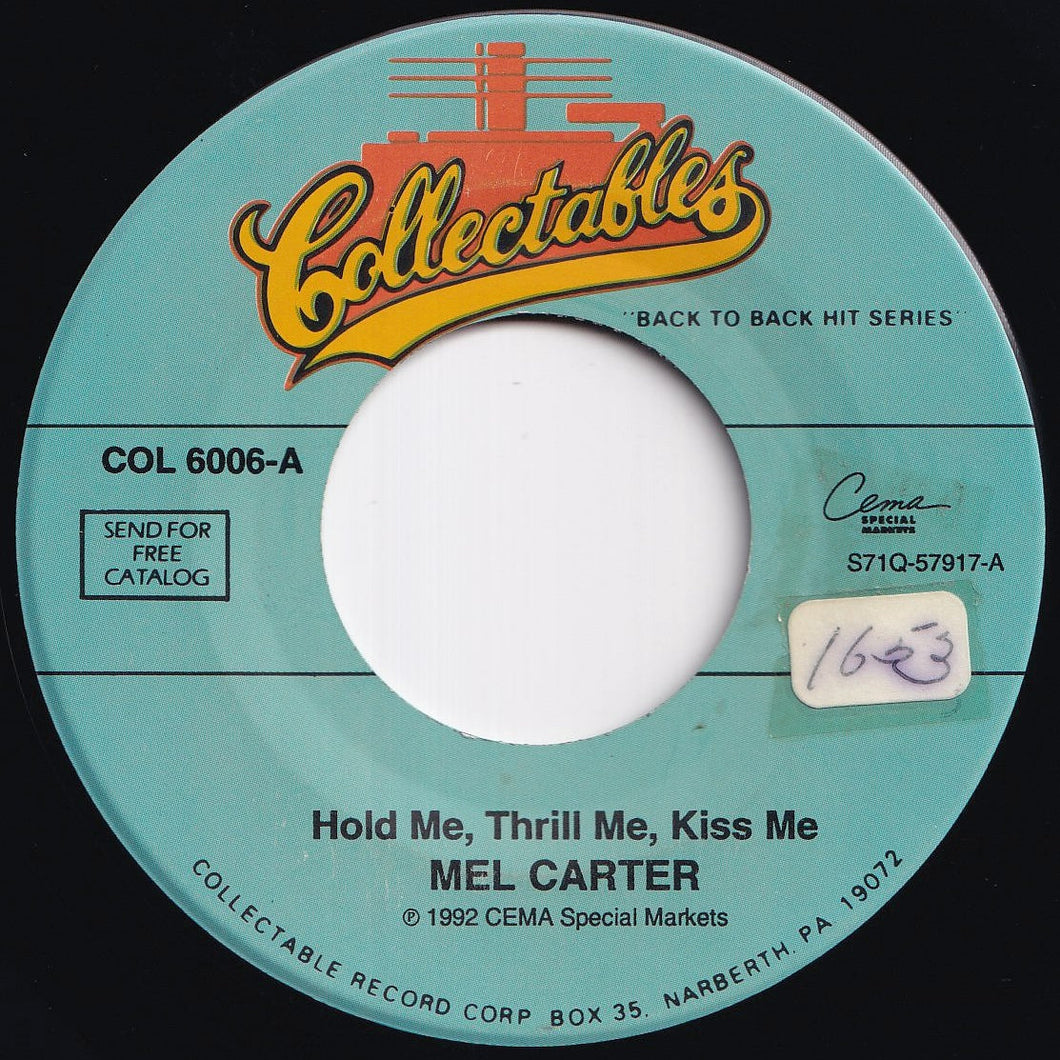 Mel Carter - Hold Me, Thrill Me, Kiss Me / Band Of Gold (7 inch Record / Used)