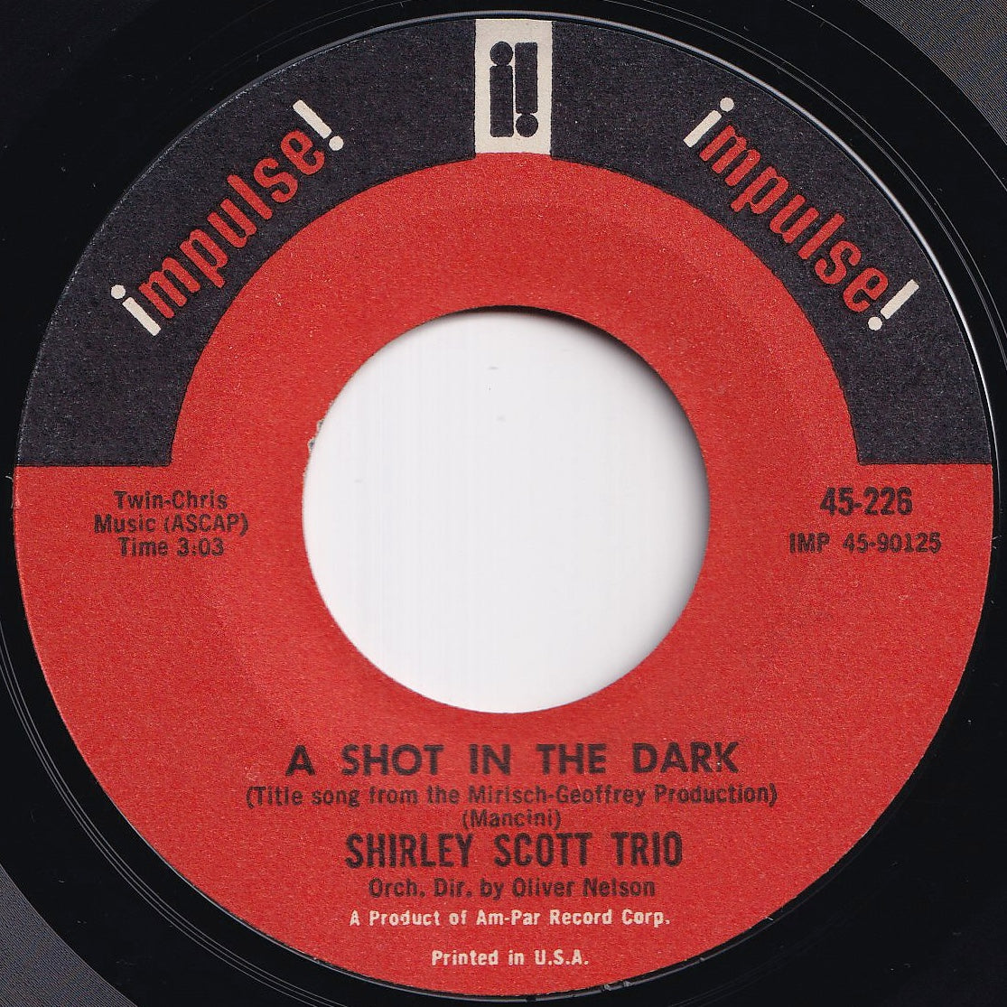 画像をギャラリービューアに読み込む, Shirley Scott Trio - The Seventh Dawn / A Shot In The Dark (7 inch Record / Used)