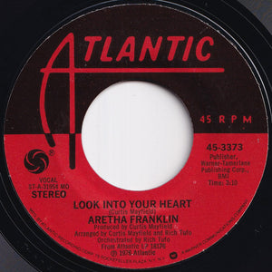 Aretha Franklin - Look Into Your Heart / Rock With Me (7 inch Record / Used)