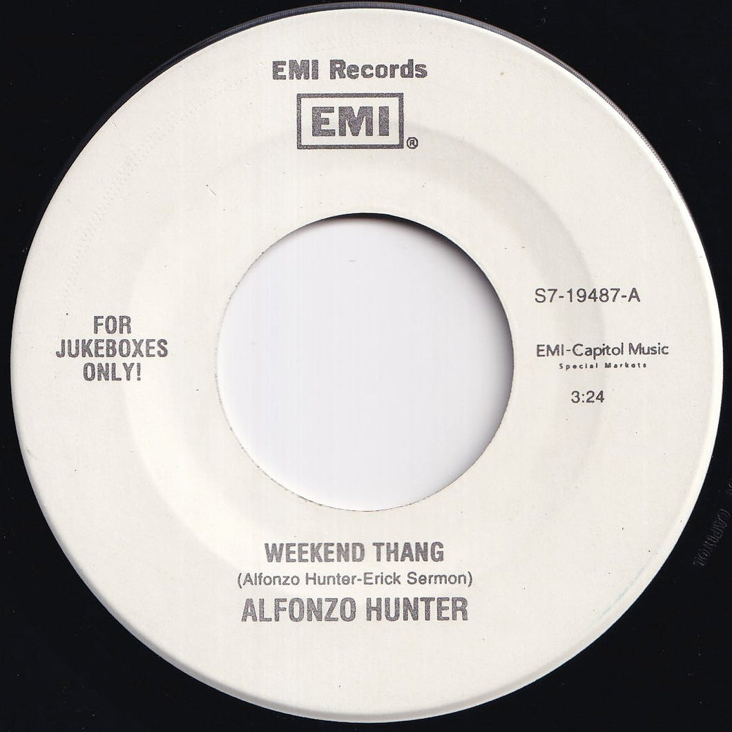 Alfonzo Hunter - Weekend Thang / Quiet Time (7 inch Record / Used)