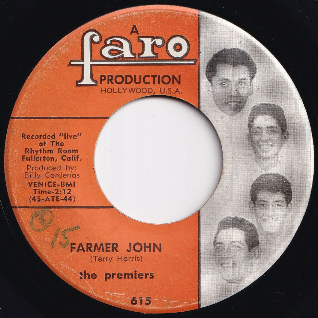 Premiers - Farmer John / Duffy's Blues (7 inch Record / Used)
