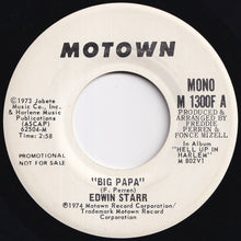画像をギャラリービューアに読み込む, Edwin Starr - Big Papa (Stereo) / (Mono) (7 inch Record / Used)
