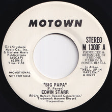 画像をギャラリービューアに読み込む, Edwin Starr - Big Papa (Stereo) / (Mono) (7 inch Record / Used)
