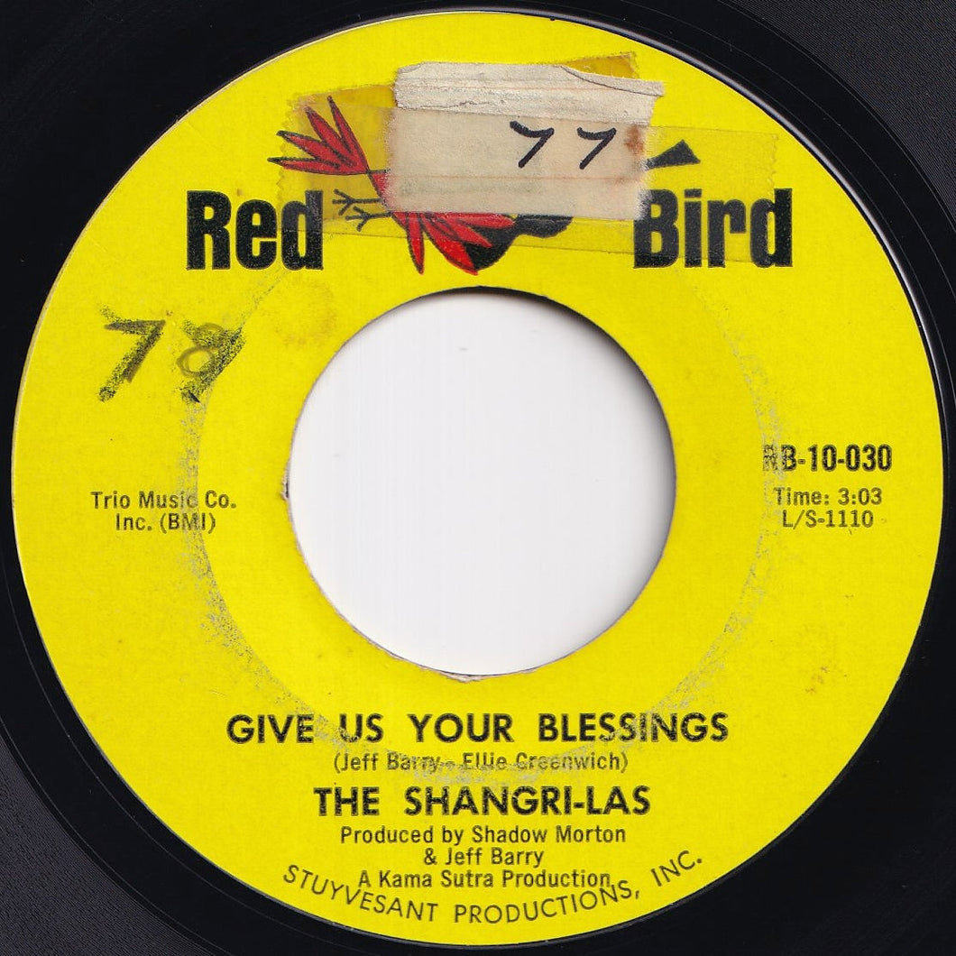 Shangri-Las - Give Us Your Blessings / Heaven Only Knows (7 inch Record / Used)