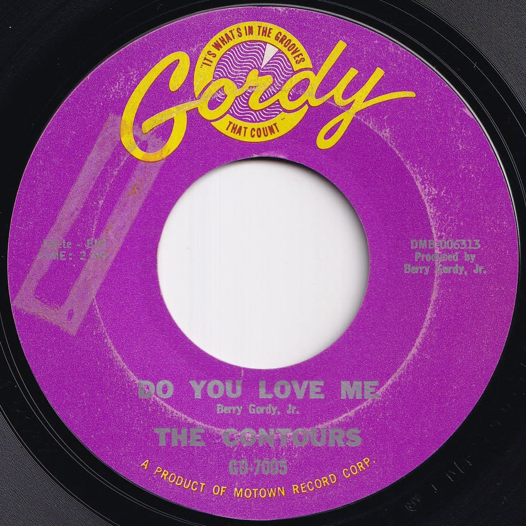 Contours - Do You Love Me / Move Mr. Man (7 inch Record / Used)