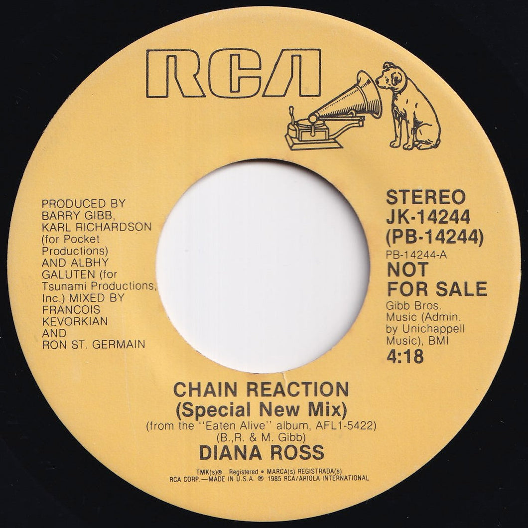 Diana Ross - Chain Reaction (Special New Mix) / (Special New Mix) (7 inch Record / Used)