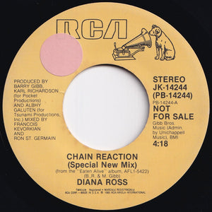 Diana Ross - Chain Reaction (Special New Mix) / (Special New Mix) (7 inch Record / Used)