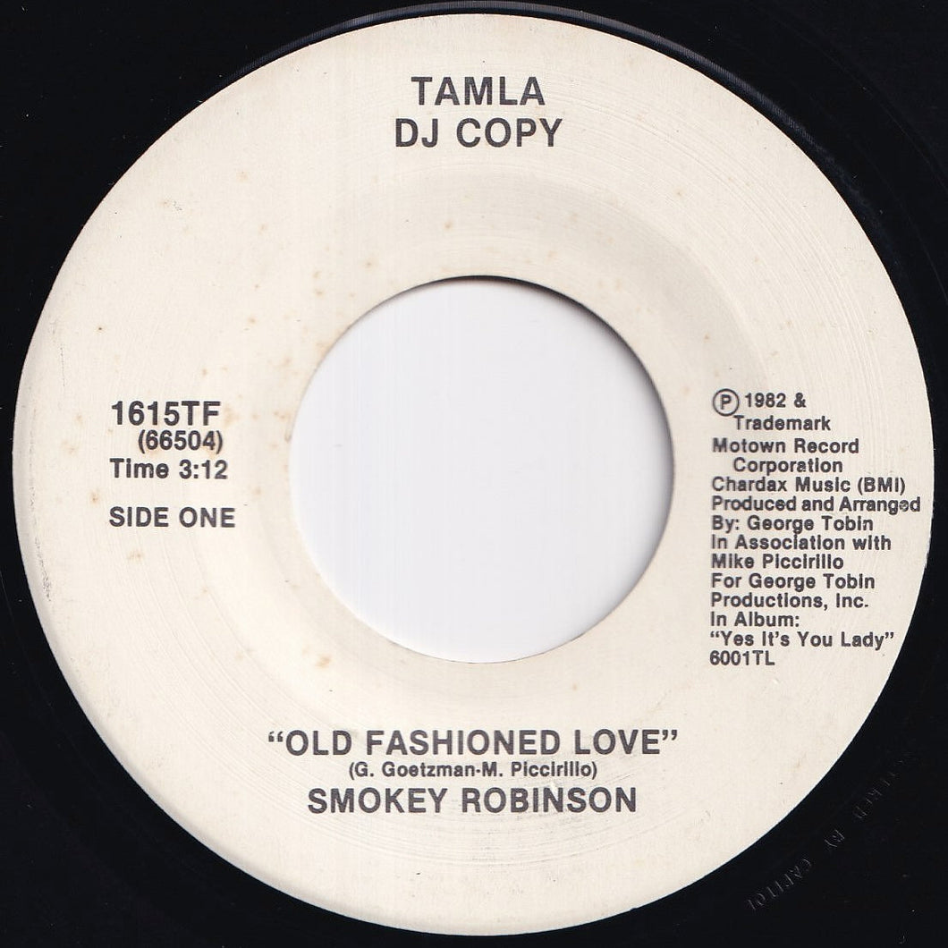Smokey Robinson - Old Fashioned Love / Old Fashioned Love (7 inch Record / Used)