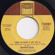 Load image into Gallery viewer, Marvin Gaye - Got To Give It Up (Part 1) / (Part 2) (7 inch Record / Used)
