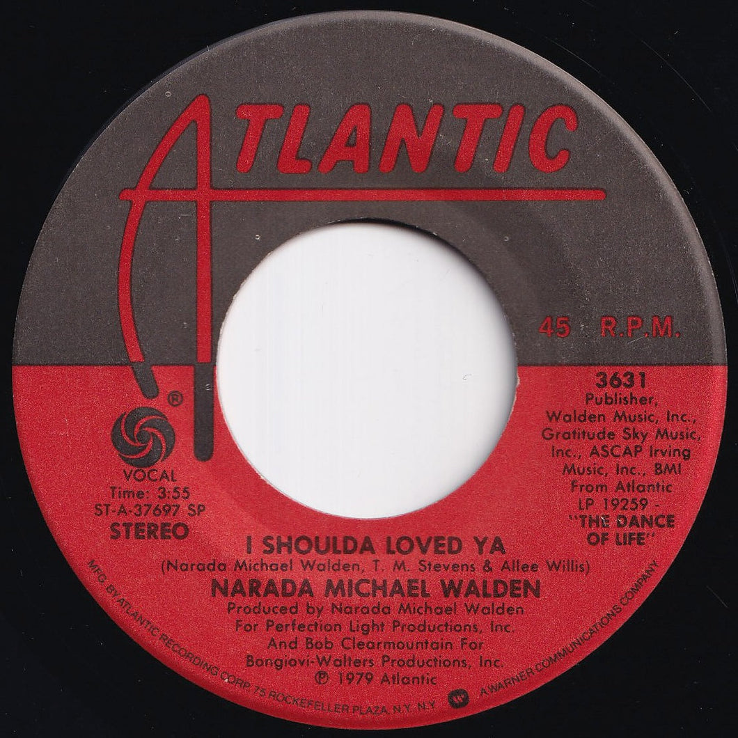 Narada Michael Walden - I Shoulda Loved Ya / Carry On (7 inch Record / Used)
