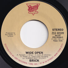 画像をギャラリービューアに読み込む, Brick - Wide Open / Seaside Vibes (7 inch Record / Used)

