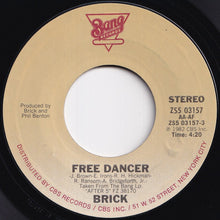 画像をギャラリービューアに読み込む, Brick - Free Dancer / Stick By You (7 inch Record / Used)
