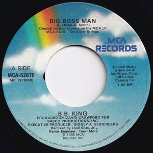 B.B. King - Big Boss Man / My Guitar Sings The Blues (7 inch Record / Used)