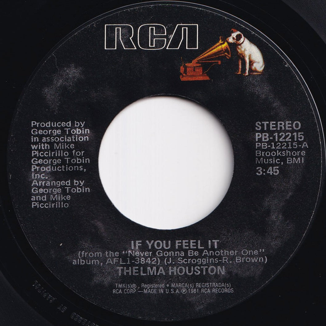 Thelma Houston - If You Feel It / Hollywood (7 inch Record / Used)