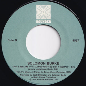 Solomon Burke - Love Buys Love / Don't Tell Me What A Man Won't Do For A Woman (7 inch Record / Used)