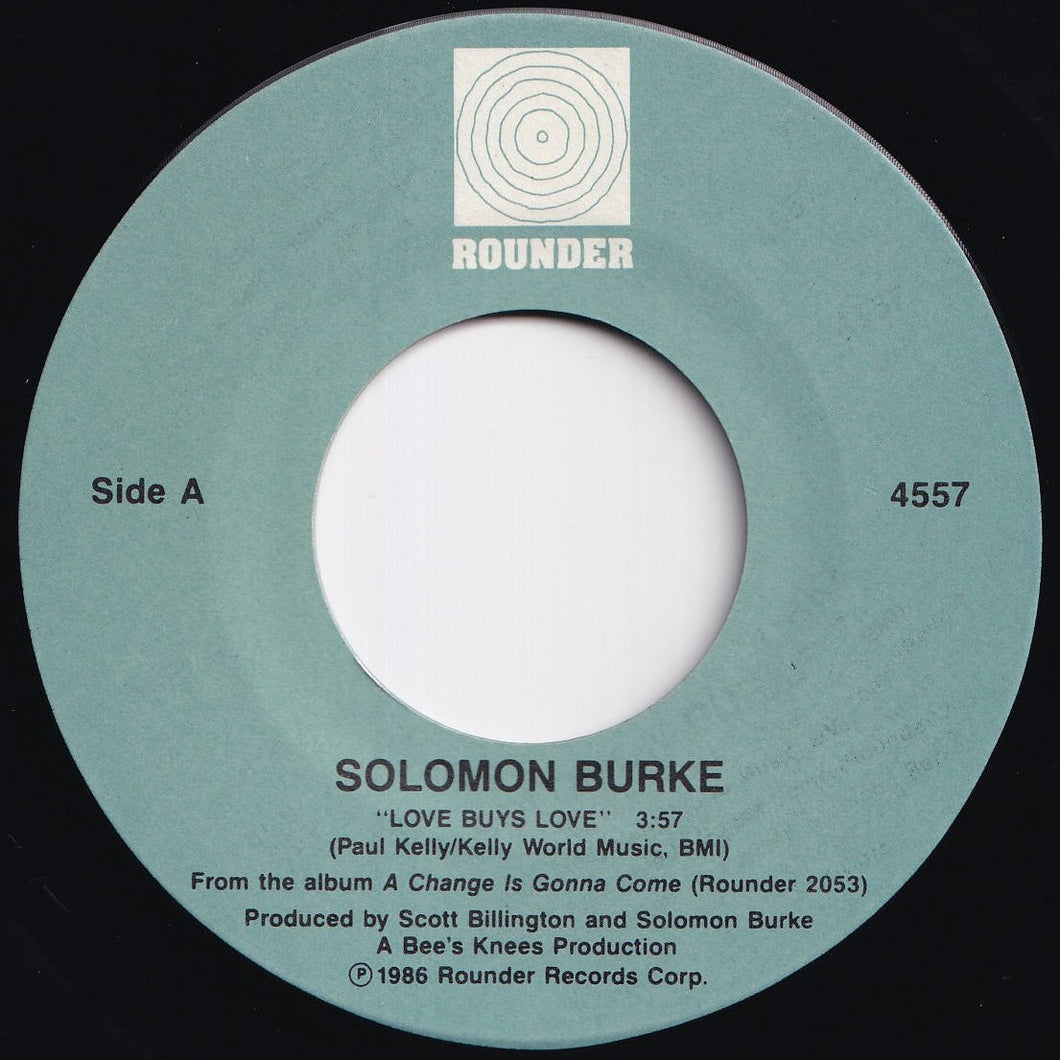 Solomon Burke - Love Buys Love / Don't Tell Me What A Man Won't Do For A Woman (7 inch Record / Used)