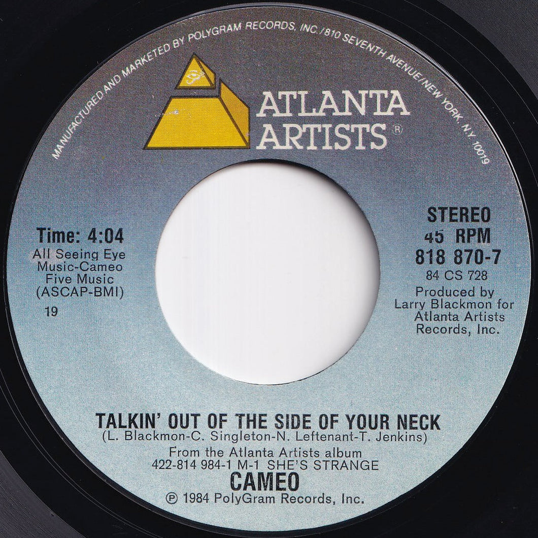 Cameo - Talkin' Out The Side Of Your Neck / Léve Toi! (7 inch Record / Used)