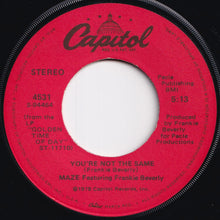 画像をギャラリービューアに読み込む, Maze Featuring Frankie Beverly - Workin&#39; Together / You&#39;re Not The Same (7 inch Record / Used)
