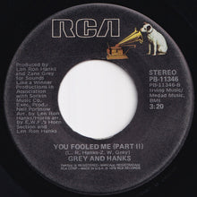 画像をギャラリービューアに読み込む, Grey And Hanks - You Fooled Me / (Part II) (7 inch Record / Used)

