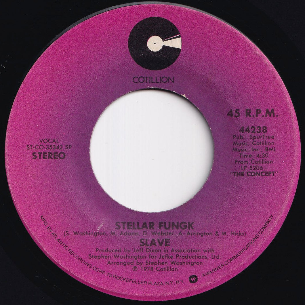 Slave - Stellar Fungk / Drac Is Back (7 inch Record / Used)