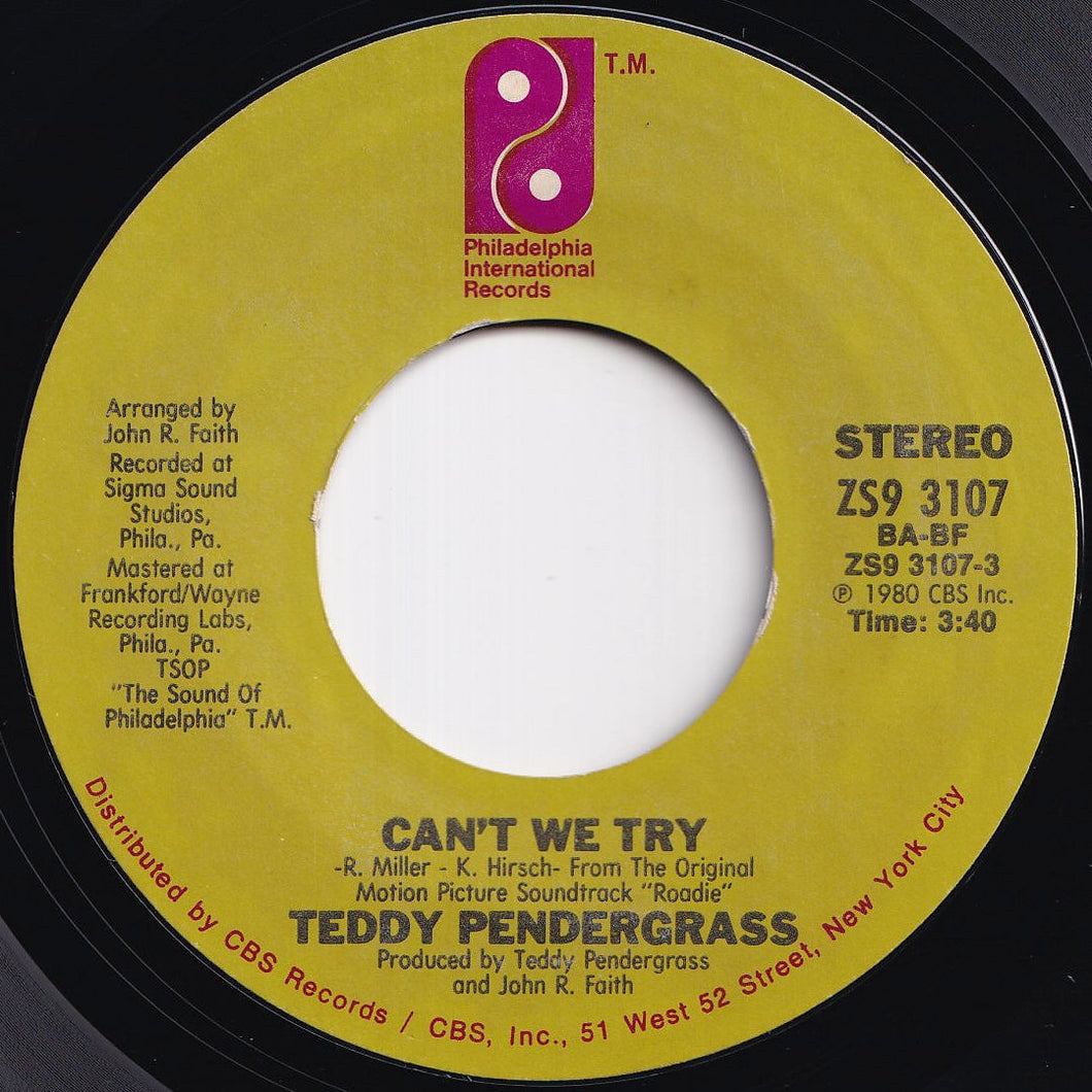 Teddy Pendergrass - Can't We Try / This Gift Of Life (7 inch Record / Used)