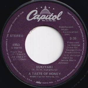 A Taste Of Honey - Sukiyaki / Don't You Lead Me On (7 inch Record / Used)