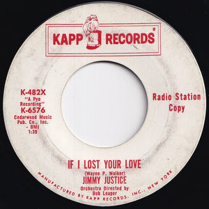 Jimmy Justice - When My Little Girl Is Smiling / If I Lost Your Love (7 inch Record / Used)