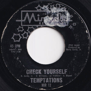 Temptations - Check Yourself / Your Wonderful Love (7 inch Record / Used)
