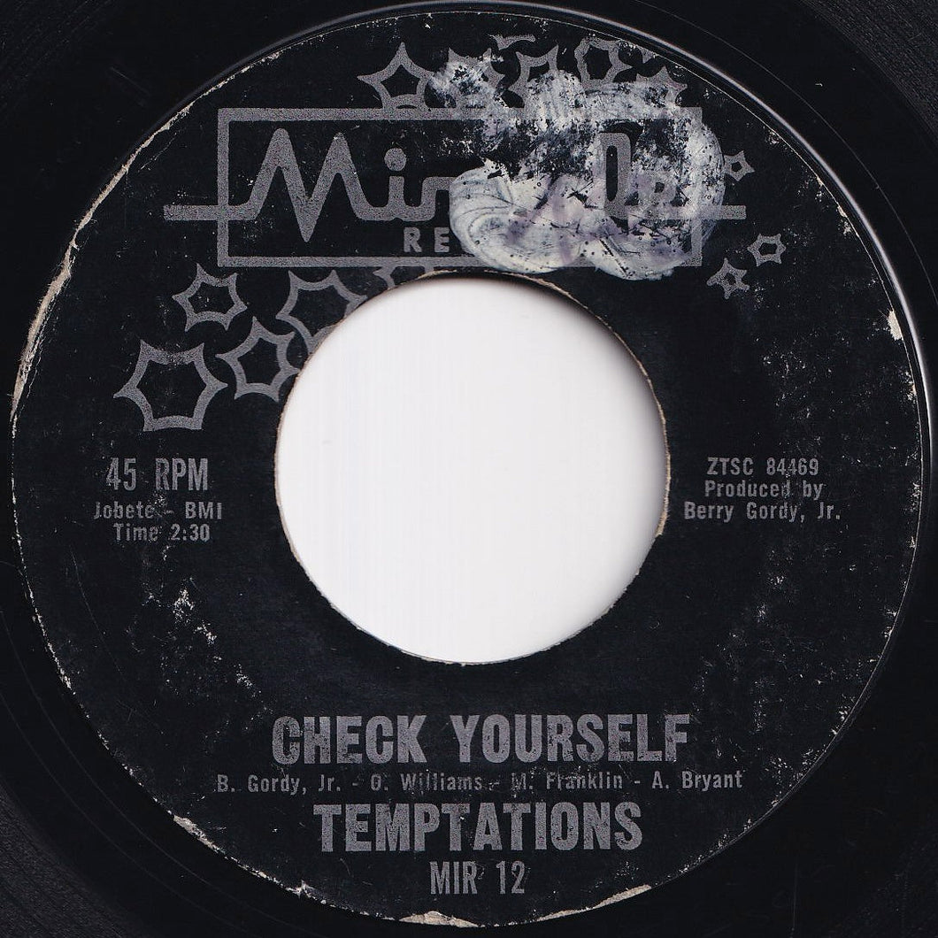 Temptations - Check Yourself / Your Wonderful Love (7 inch Record / Used)