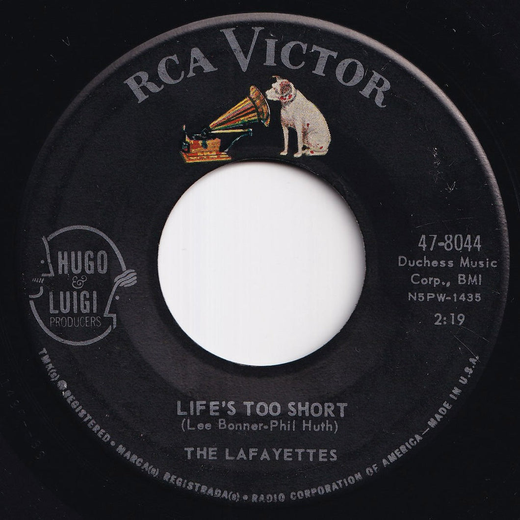 Lafayettes - Life's Too Short / Nobody But You (7 inch Record / Used)