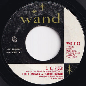 Chuck Jackson, Maxine Brown - C. C. Rider / Tennessee Waltz (7 inch Record / Used)
