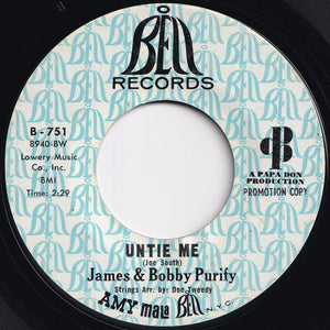 James & Bobby Purify - Untie Me / We're Finally Gonna Make It (7 inch Record / Used)