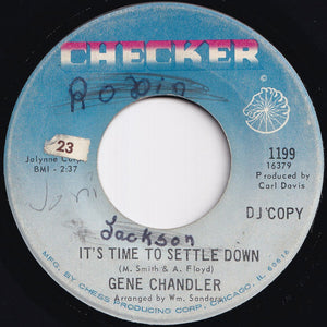 Gene Chandler - River Of Tears / It's Time To Settle Down (7 inch Record / Used)