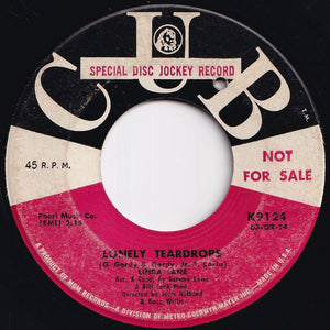 Linda Lane - Lonely Teardrops / Cancel The Celebration (7 inch Record / Used)
