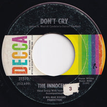 画像をギャラリービューアに読み込む, Innocents - Don&#39;t Cry / Come On Lover (7 inch Record / Used)
