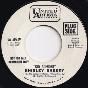 Shirley Bassey - Big Spender / Dangerous Games (7 inch Record / Used)