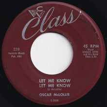 画像をギャラリービューアに読み込む, Oscar McLollie - Let Me Know Let Me Know / Hey Girl - Hey Boy (7 inch Record / Used)
