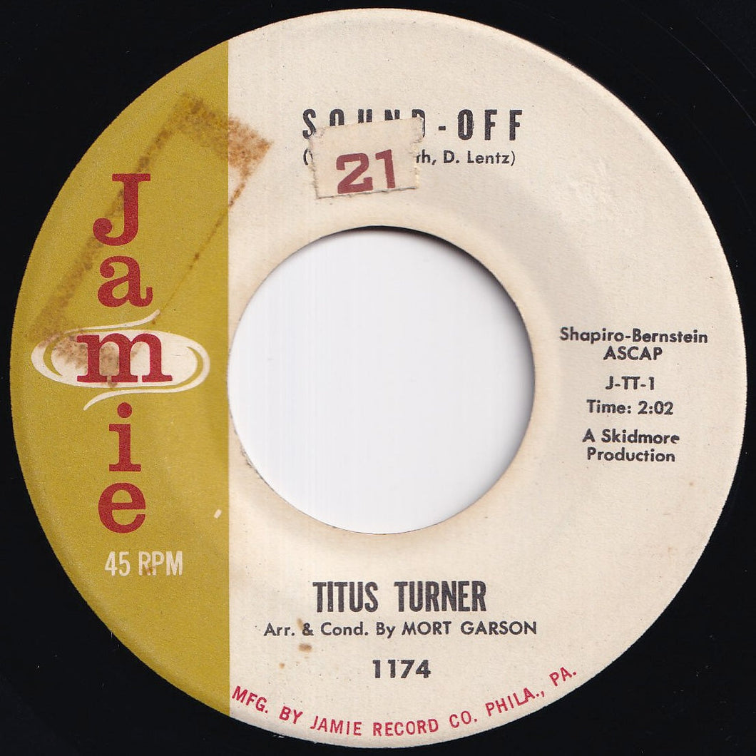 Titus Turner - Sound-Off / Me And My Lonely Telephone (7 inch Record / Used)