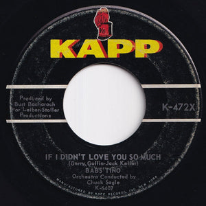 Babs Tino - Forgive Me (For Giving You Such A Bad Time) / If I Didn't Love You So Much (7 inch Record / Used)