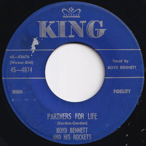 Boyd Bennett And His Rockets - Right Around The Corner / Partners For Life (7 inch Record / Used)