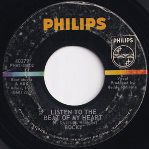 Bocky - Listen To The Beat Of My Heart / Give Me A Minute Of Your Time (7 inch Record / Used)